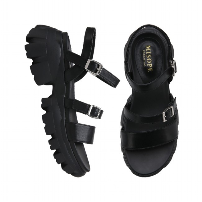 [미소페] 여성 유니크한 샌들 (6.5CM) 012424701 C-2B