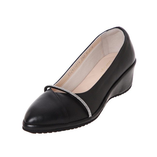 [미소페] 여성 초경량 웨지힐 펌프스 (5CM) 012411014 C-2B