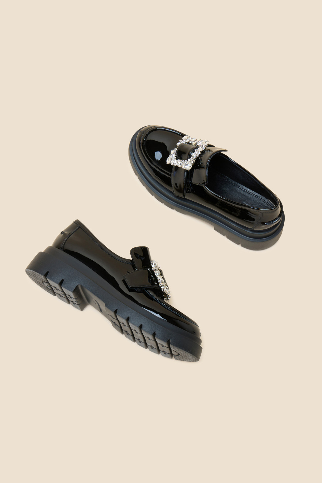 FLUORESCENT LOAFER WITH METAL DETAIL