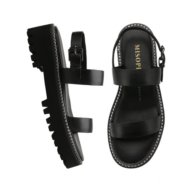 [미소페] 여성 스트랩 샌들 (5CM) 012224717 C-2B