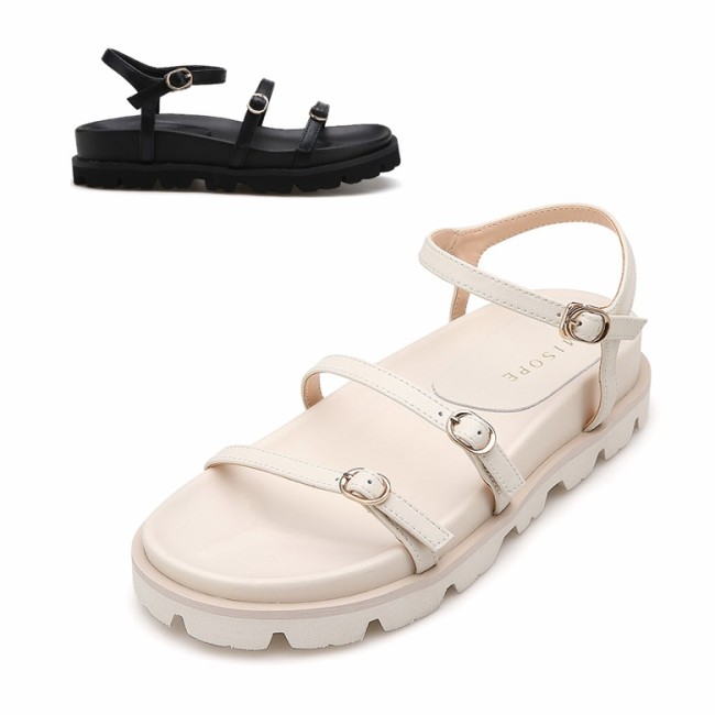 [미소페] 여성 버클 스트랩 샌들 (4CM) 012424713 C-2B