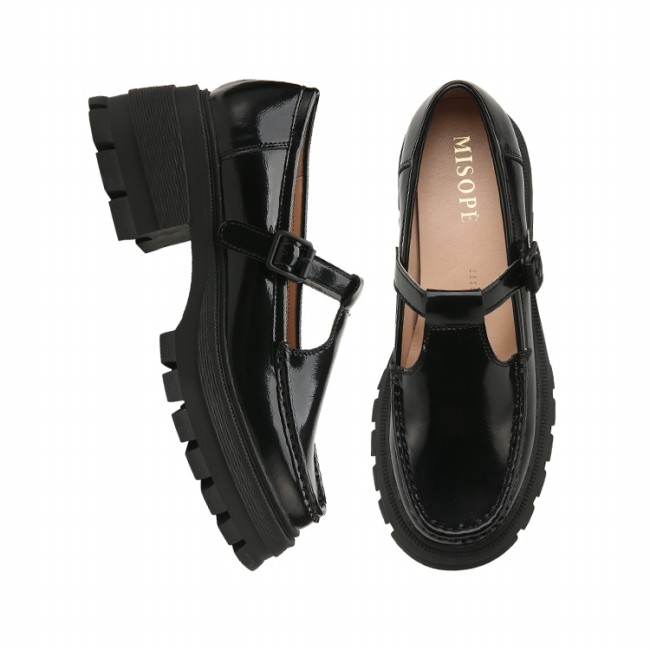 [미소페] 여성 스트랩 로퍼 (6CM) 012319703 C-2B