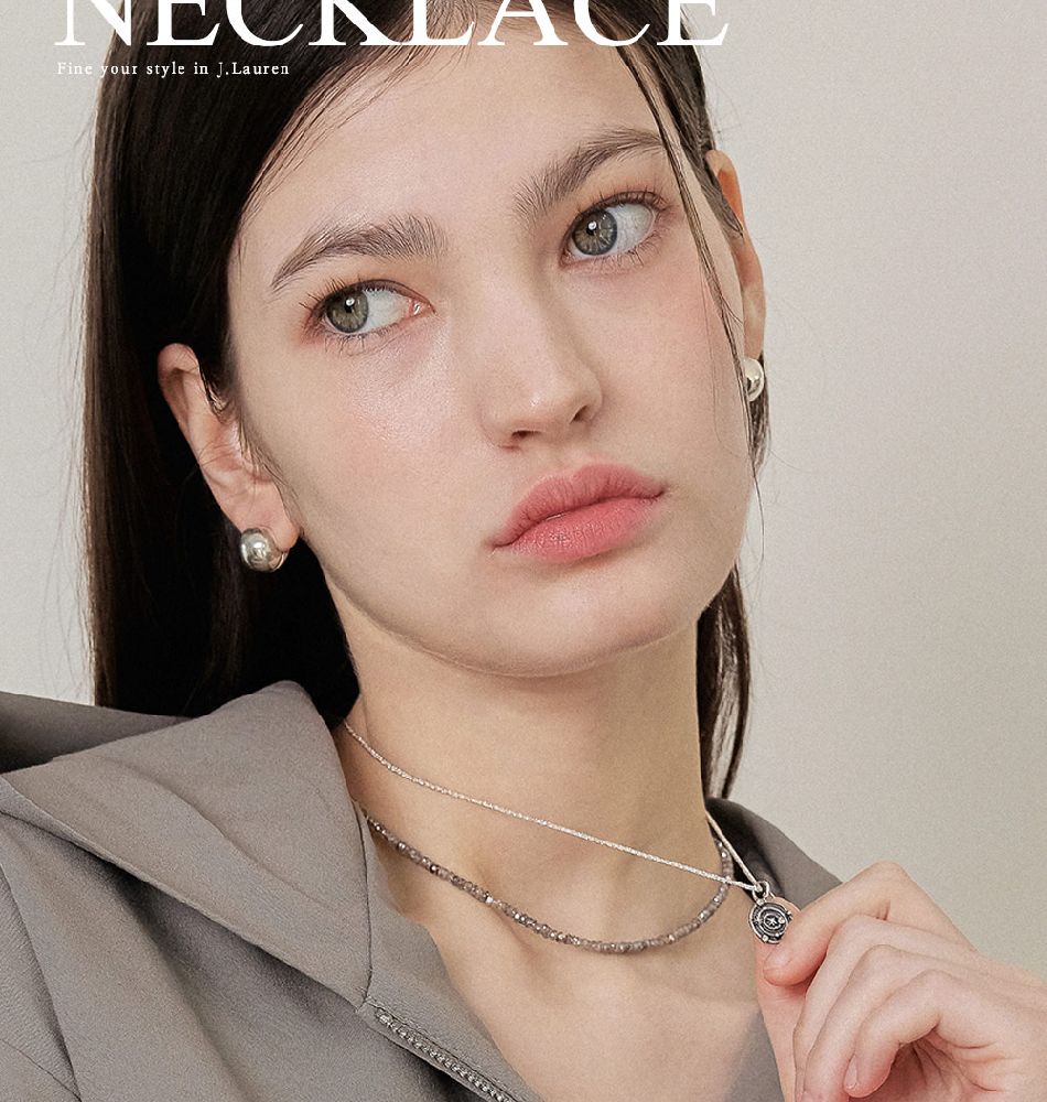 바이데이지 | 제이로렌 코인 큐빅 실버 목걸이 N01169 | 갤러리아몰